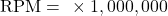 \[ \text{RPM} = \frac{\text{基因的读取数}}{\text{样本的总读取数}} \times 1,000,000 \]
